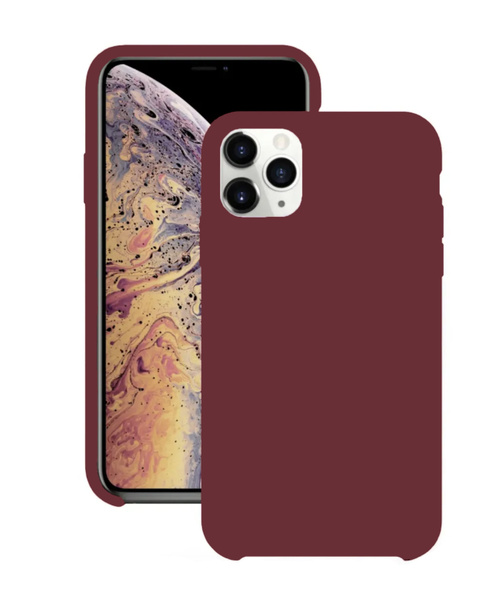 Силиконовый чехол с Soft-touch покрытием на Apple iPhone 11 Pro / Apple ...