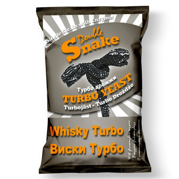Спиртовые турбо дрожжи Double Snake Whisky Turbo (Дабл Снейк Виски ...