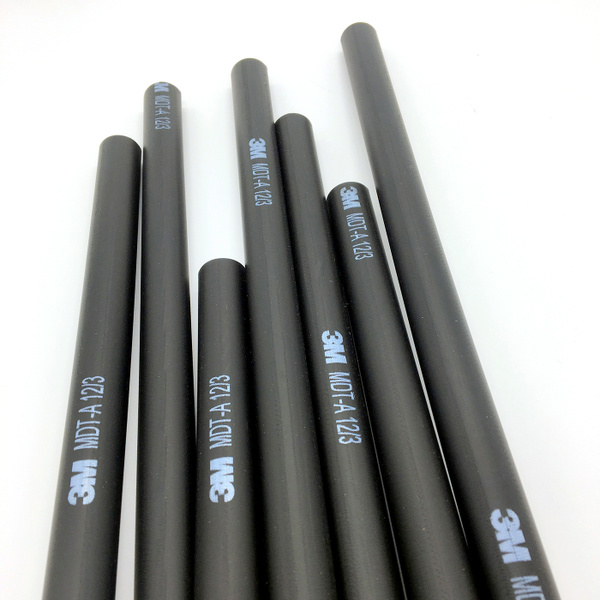 MDT-A-12/3 Среднестенная термоусадочная трубка черная с клеевым слоем ...