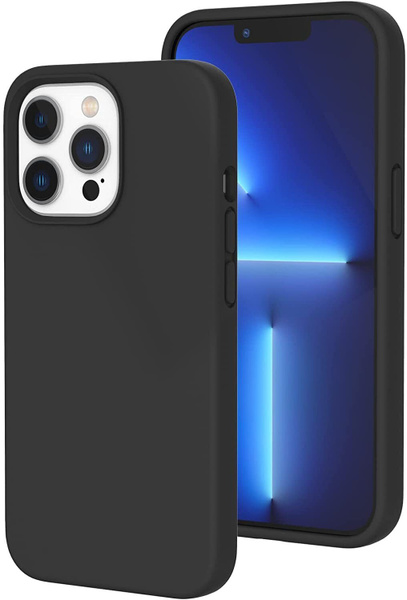Силиконовый чехол на Айфон 13 про Макс с Логотипом / Silicone Case ...