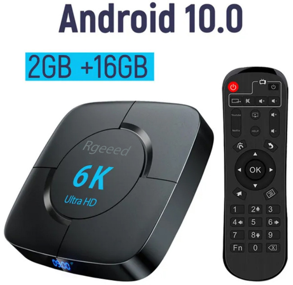 Медиаплеер Rgeeed Rgeeed21, 3.5 мм, HDMI, черный, Android купить по ...