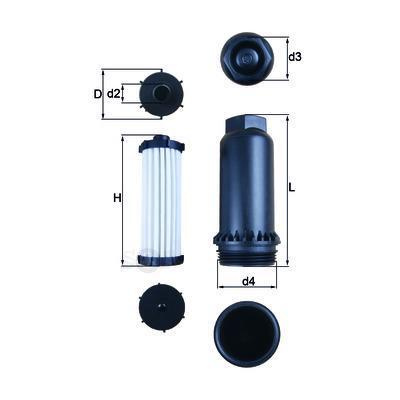 Фильтр АКПП MAHLE HX151KIT для Ford - купить по выгодным ценам в ...