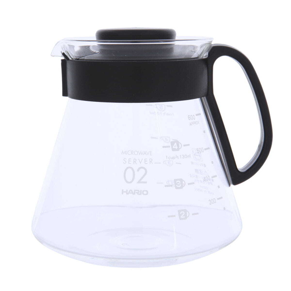 Чайник сервировочный для кофе, сервер, кофейник HARIO с черной ...
