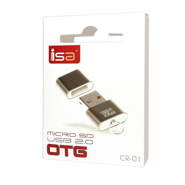 Картридер USB для карт Micro SD CR 01 / Устройство юсб для чтения карт ...