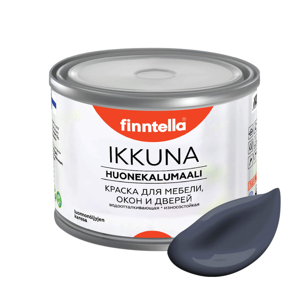 FINNTELLA Краска Быстросохнущая, Гладкая, Акрилатная, Акрилатно ...