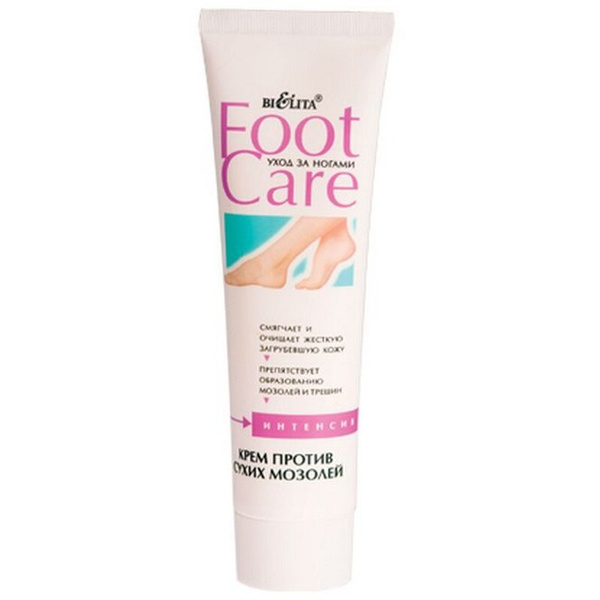 Belita Крем ПРОТИВ СУХИХ МОЗОЛЕЙ с маслом чайного дерева Foot Care, 100 ...
