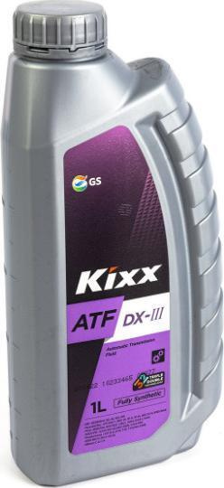 Atf dx3. Kixx ATF DX-III 1l. ATF DX-III масло АКПП, ГУР синтетика, 1 л.. Масло Kixx ATF DX-lll артикул.