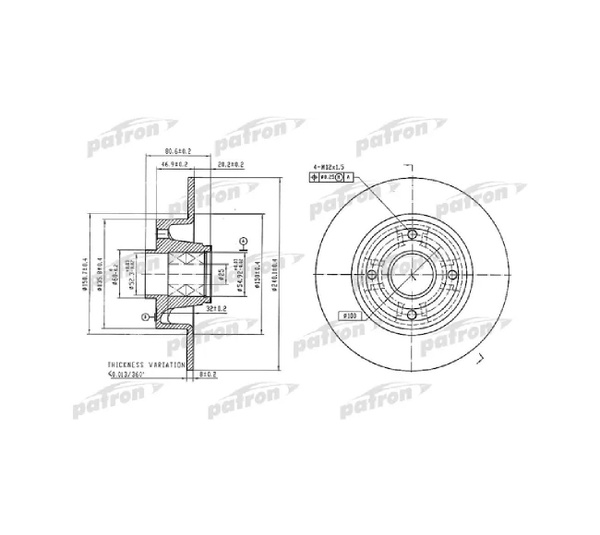 Диск тормозной зад Clio 3 Megane 2 240*8 , подшипник, кольцо ABS ор ...
