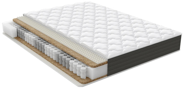 Матрас ASKONA МатрасPurEnergyUltra, С зональным пружинным блоком, 160 ...