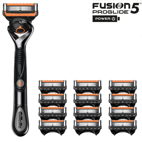 Бритвенный станок Gillette Fusion5 ProGlide Power + 12 сменных кассет ...