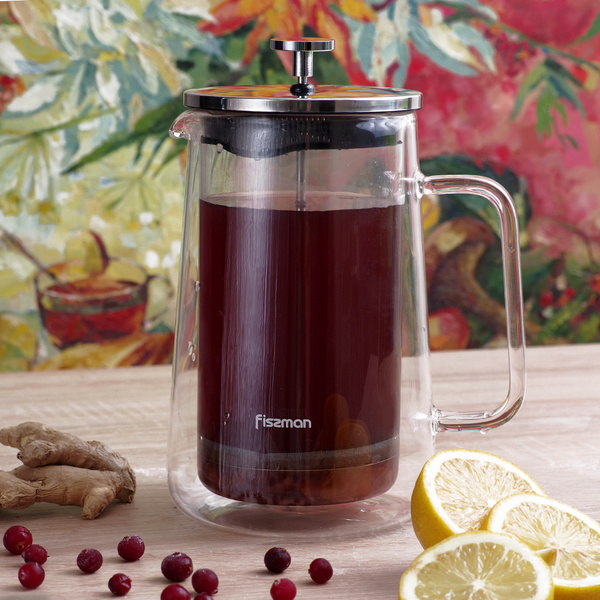 Fissman Френч-пресс, 1000 мл - купить с доставкой по выгодным ценам в ...