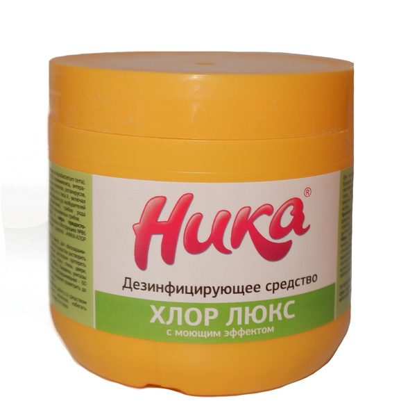 Дезинфицирующее средство НИКА " Хлор Люкс " с моющим эффектом (таблетки ...