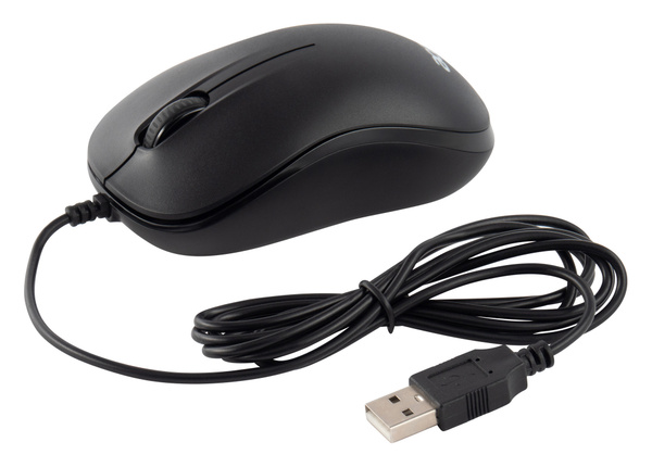 Мышь проводная Acer OMW140 черный оптическая (1200dpi) USB (3but) ZL ...