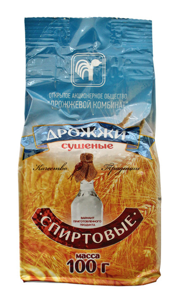 Дрожжи спиртовые Белорусские "Дрожжевой комбинат", 100 г, 1 шт., дрожжи ...