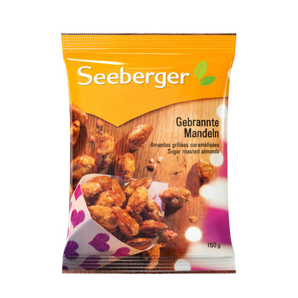 Миндаль Seeberger обжаренный в карамели Sugar roasted almonds, 150г ...
