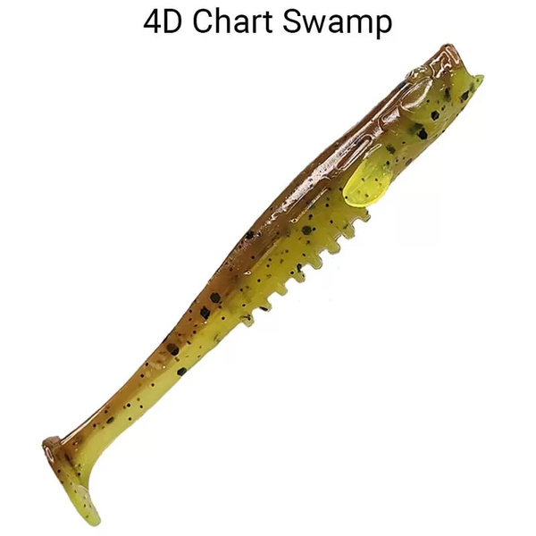 Силиконовые приманки Crazy Fish Nano Minnow 3.5" 54-90-4d-6, 5шт ...
