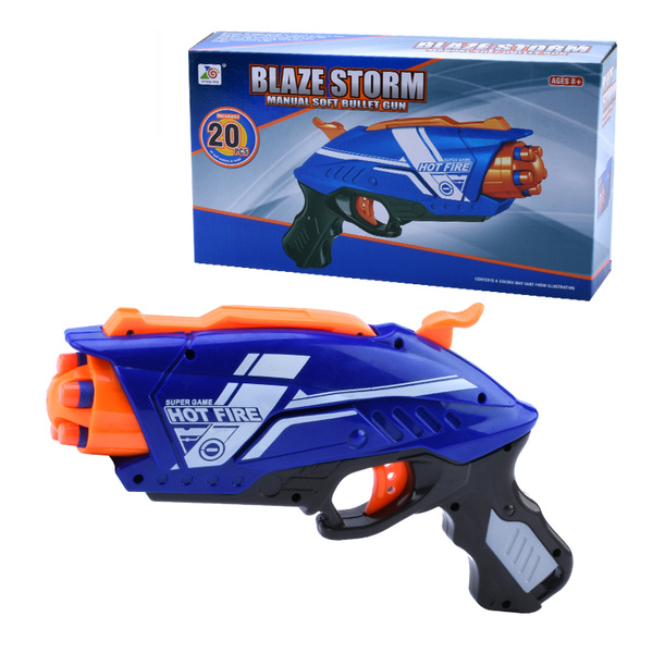 Бластер детский "Blaze Storm" с мягкими пулями - купить с доставкой по ...