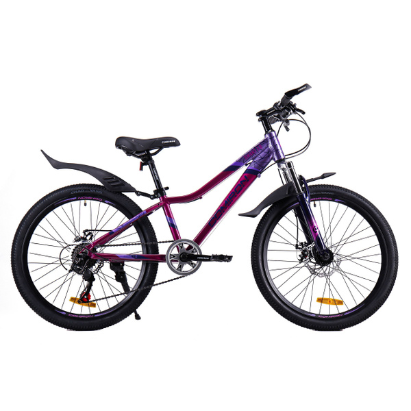Велосипед 24" рама 12" 7ск. GT2407L L COMIRON SMART, сиреневый, темно ...