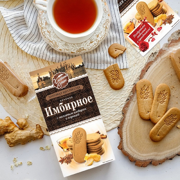 Печенье Хлебный Спас Имбирное, 240 г - купить с доставкой по выгодным ...