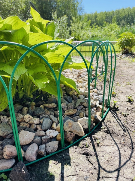 Бордюр садовый Металл-44 Сталь с полимерным покрытиемх40 см купить по ...