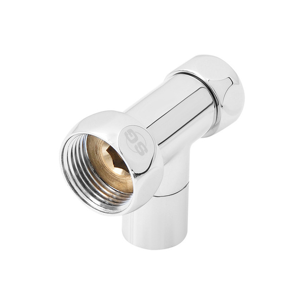 Прямой регулируемый кран для полотенцесушителя хромированный SG ...