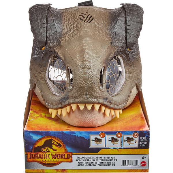 Маска Динозавра Mattel Jurassic World Рычащий Тираннозавр Рекс GWD71 ...