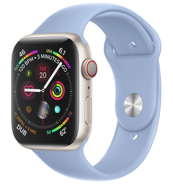 Ремешок силиконовый для Apple Watch в корпусе 38/40/41 мм, размер ...
