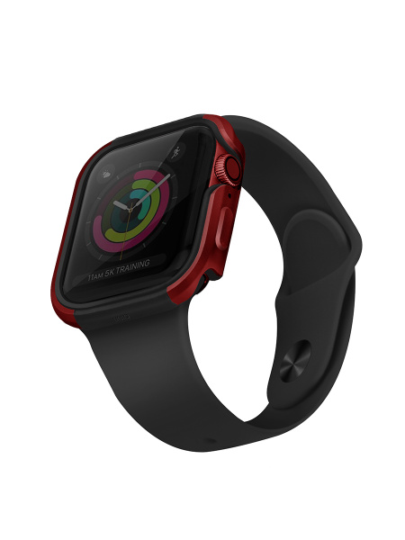 Чехол UNIQ Valencia на смарт часы Apple Watch 44 mm / мм / бампер для ...