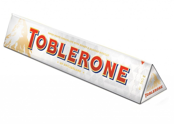 Белый шоколад Toblerone White / Тоблерон Вайт 360гр (Швейцария ...