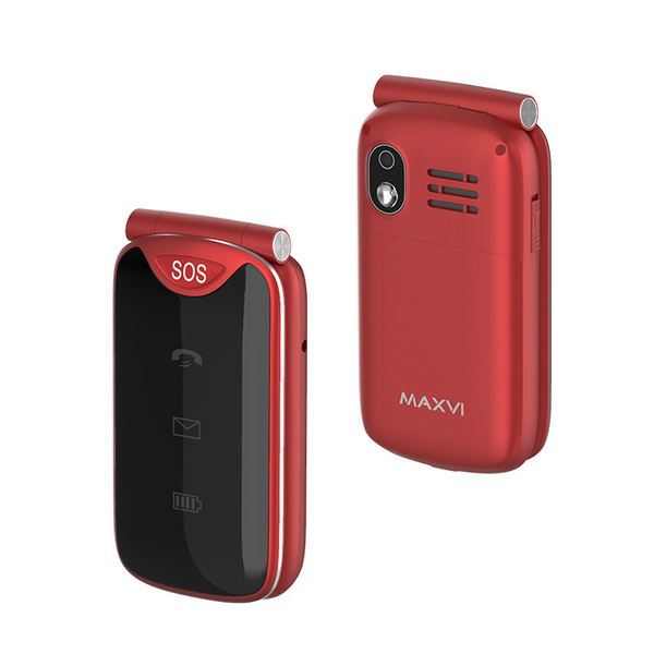 Мобильный телефон Maxvi E6, красный - купить по выгодной цене в ...