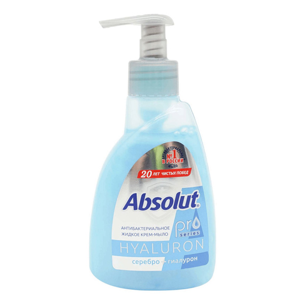 Absolut Жидкое Мыло PRO Серебро и Гиалурон 250 г - купить с доставкой ...
