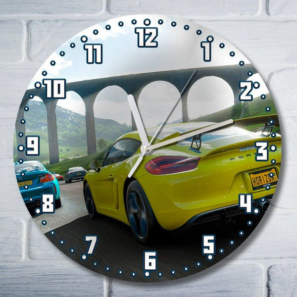 Настенные часы УФ игры Forza Horizon 4 (ps4, ps5, pc, xbox, switch ...