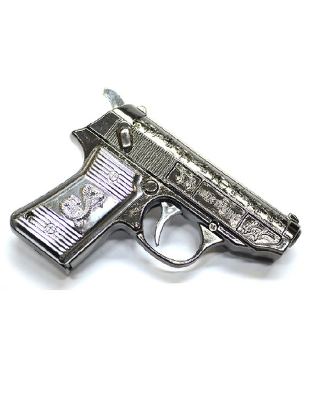 Зажигалка в виде пистолета Laser Roscoe с лазерной указкой, цвет ...
