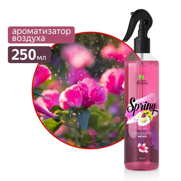 Освежитель воздуха для дома Clean&Green Весна 250 мл - купить с ...