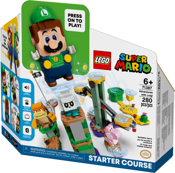 Super Mario LEGO 71387 Adventures with Luigi Starter Course lego OZON 1395056316