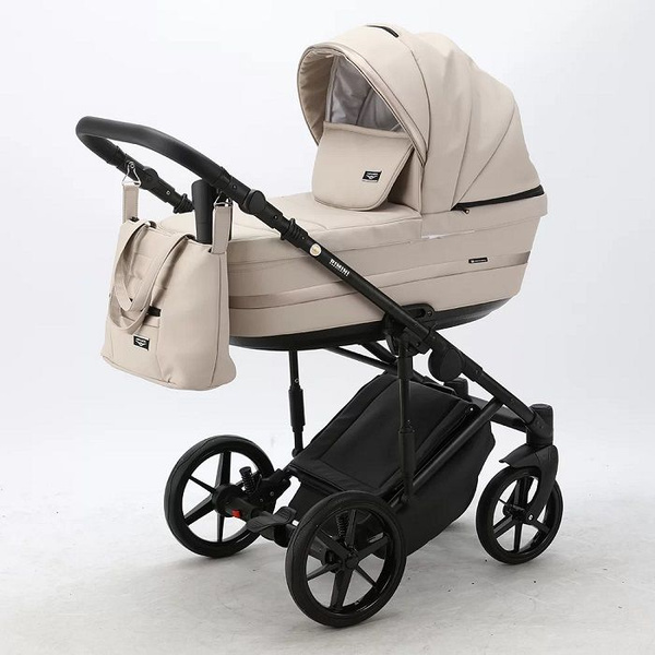 Коляска 2в1 Adamex Rimini Deluxe RI213 Светло-бежевая экокожа - купить ...