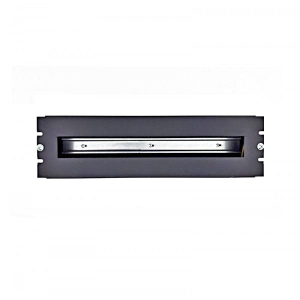 19 КП-АВ Панель 19" с DIN-рейкой 20 мест черного цвета Ral 9005 RC19 КП ...