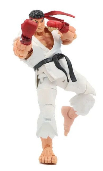 Подвижная фигурка Рю (Ryu) из игры "Стрит Файтер" Street Fighter ...