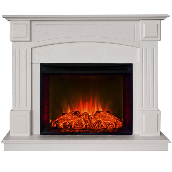Электрокамин RealFlame Carolina WT c Evrika 25,5, панорамный экран ...