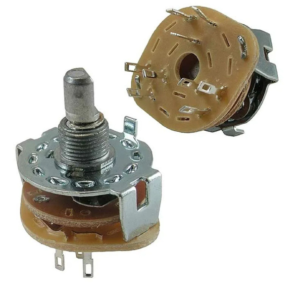 Переключатель галетный SR25-1-3-2 (3 положения, 2 направления, 360 ...