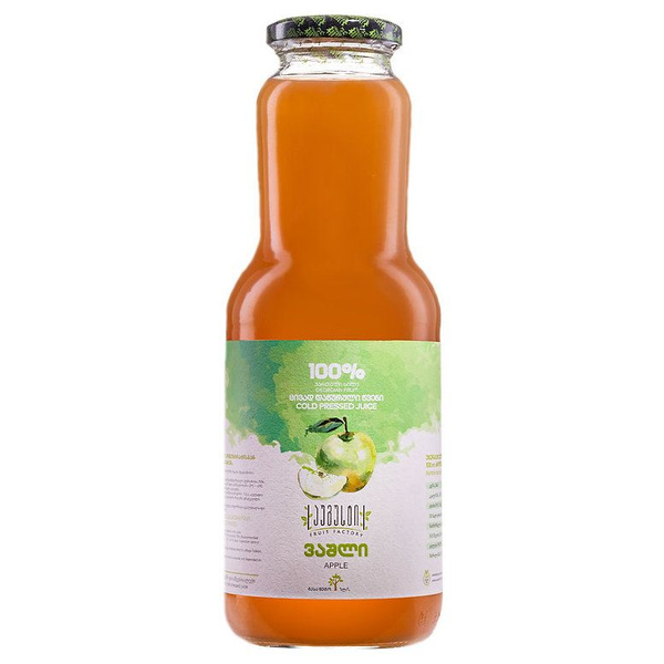 Сок August Fruit Factory Яблочный прямого отжима 97% 1л - купить с ...