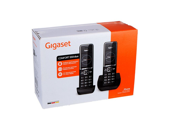 Dect Gigaset Comfort Duo Rus Black