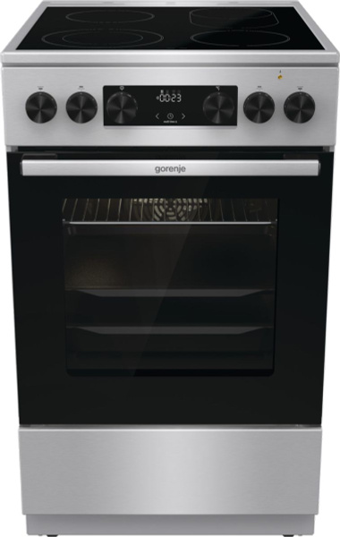 Электрическая плита Gorenje GECS5C70XA, стеклокерамика, 4 конфорки, 11 ...
