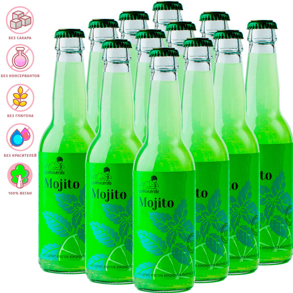 Напиток газированный Лимонад Мохито без сахара / Lemonardo Mojito ...