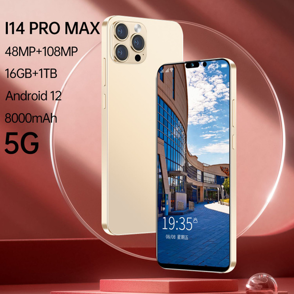 Мобильный телефон I14 Pro Max, золотой - купить по выгодной цене в ...