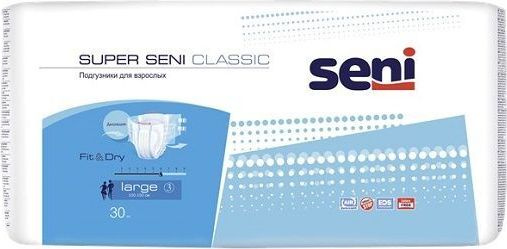 Seni / Сени Classic Super Подгузники для взрослых дышащие одноразовые ...