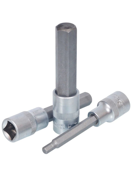 Головка торцевая высокая под вороток трещотку со вставкой шестигранник ...