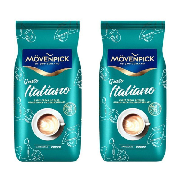 Кофе в зернах Movenpick Caffe Crema Gusto Italiano 1 кг 2 шт - купить с ...