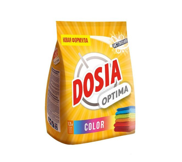 Стиральный порошок Dosia автомат Оптима колор, 1,2кг - купить с ...