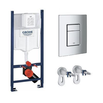 Система инсталляции для унитаза Grohe Rapid SL 3в1 38840000 с панелью ...